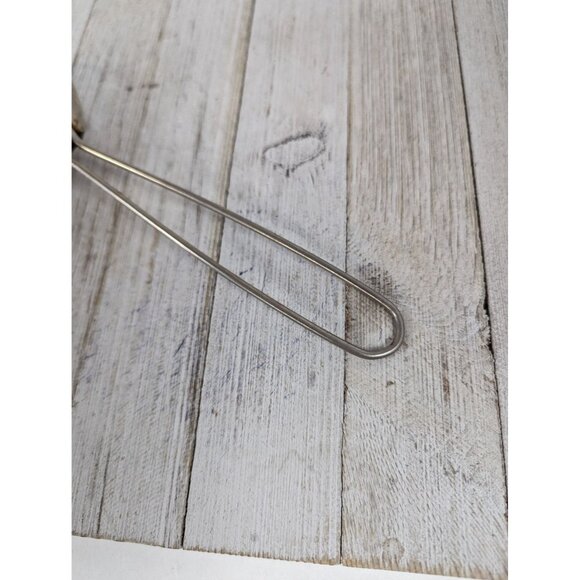 Metal Skimmer Drainer #4 Strainer Blender 10 1/2" Hong Kong - Picture 6 of 7